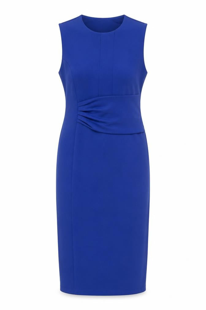 Next Women’s Blue Sheath Knee Length Dress UK 8 Sleeveless
