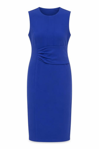 Next Women’s Blue Sheath Knee Length Dress UK 8 Sleeveless