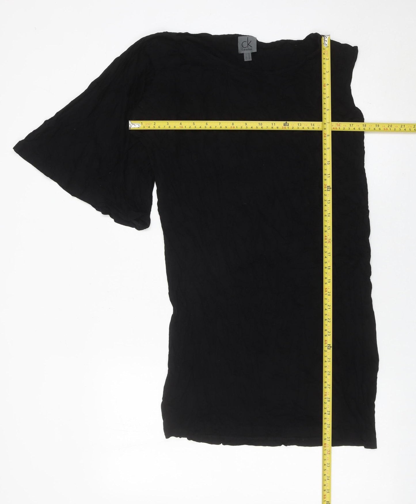 Calvin Klein Women’s Black Viscose Shift Dress Size 18