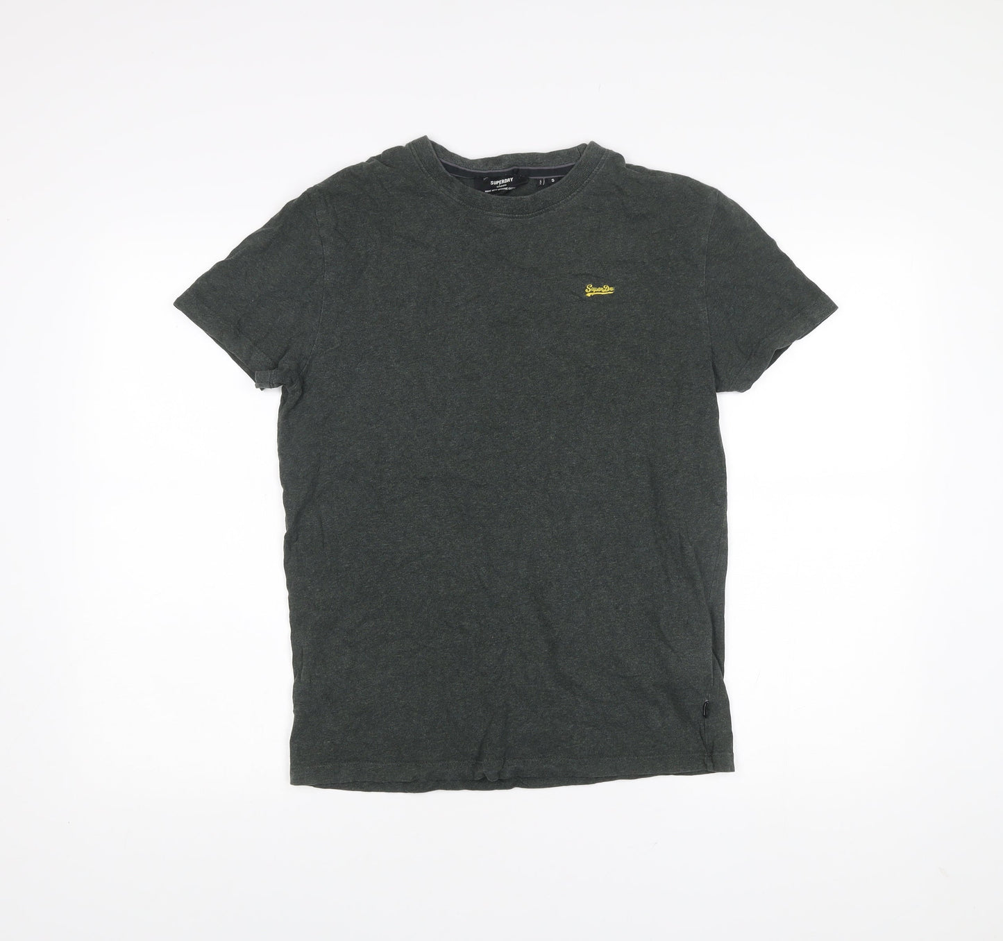 Superdry Men’s Green Small Organic Cotton Crew Neck T-Shirt