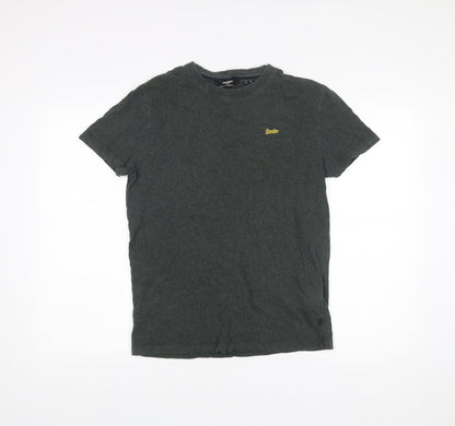 Superdry Men’s Green Small Organic Cotton Crew Neck T-Shirt