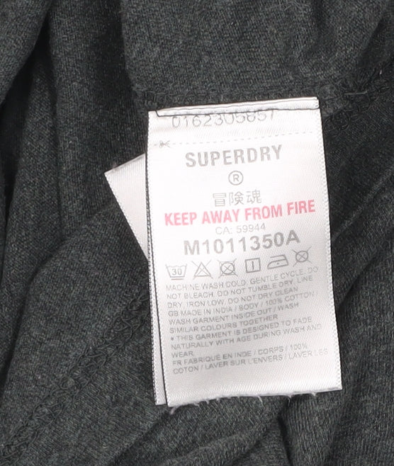 Superdry Men’s Green Small Organic Cotton Crew Neck T-Shirt