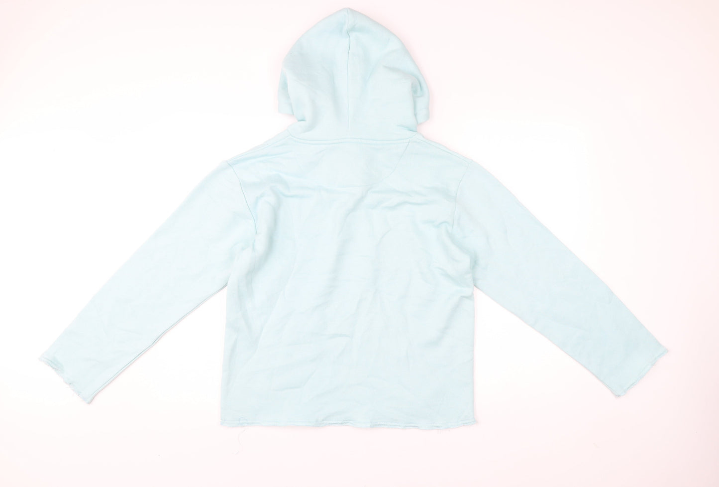 North West Women’s Blue Pullover Hoodie Small Fleece Cotton Blend