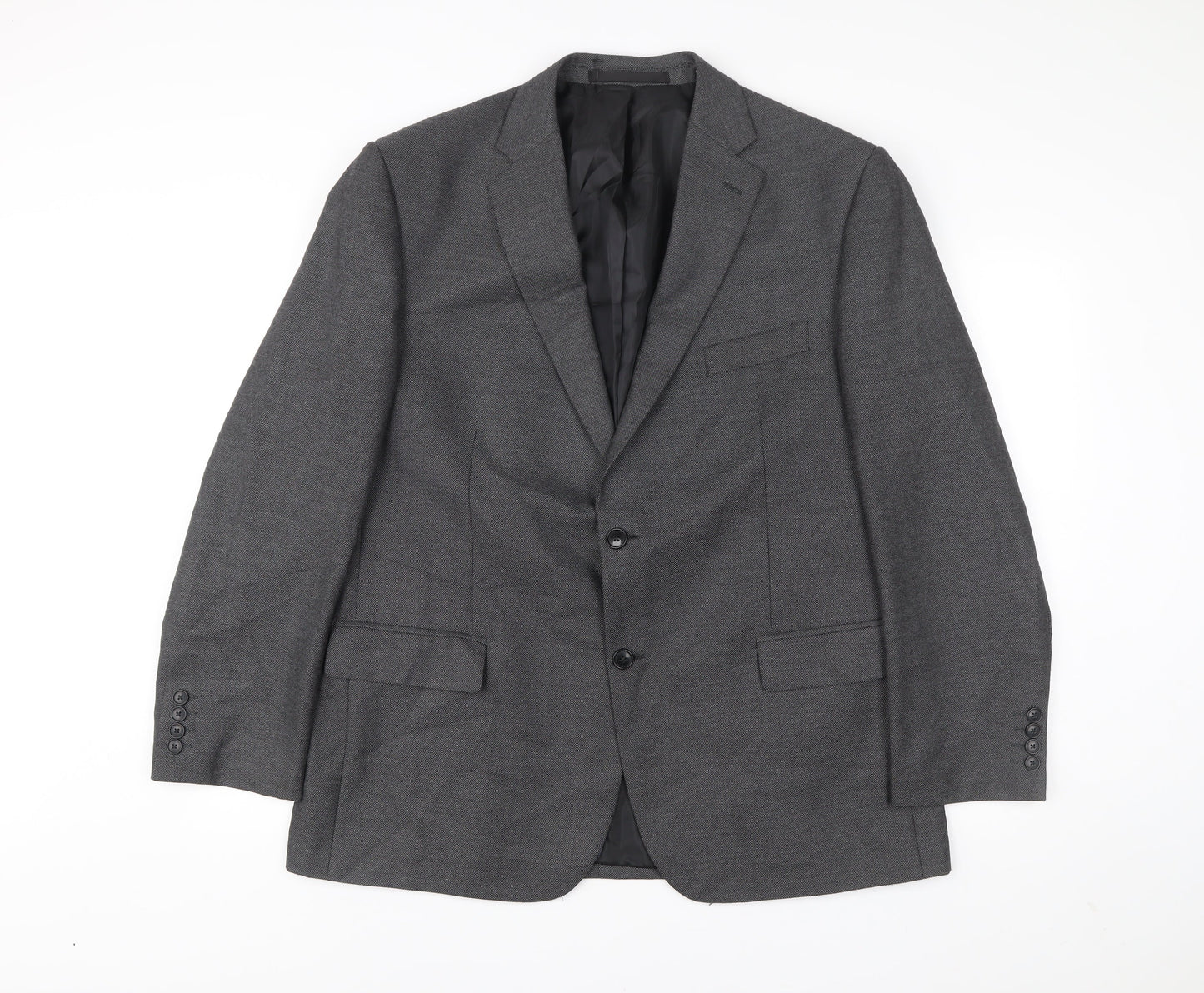 Marks and Spencer Men’s Grey Blazer Jacket 44 Chest Medium