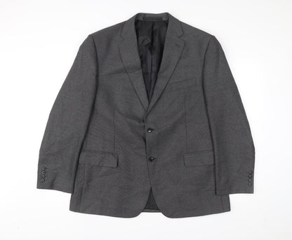 Marks and Spencer Men’s Grey Blazer Jacket 44 Chest Medium