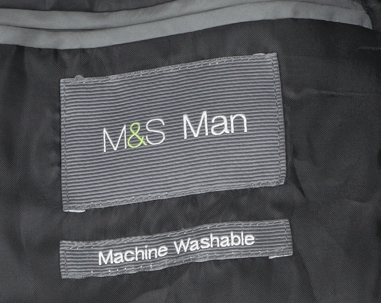 Marks and Spencer Men’s Grey Blazer Jacket 44 Chest Medium