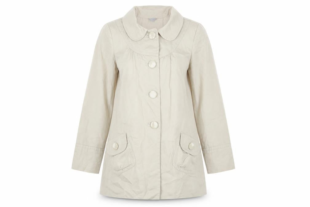 Womens UK Size 8 Therapy Beige Overcoat