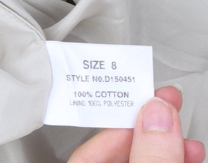 Womens UK Size 8 Therapy Beige Overcoat