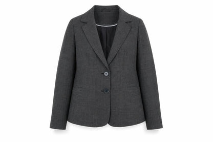 Papaya Womens Grey Size 18 Two-Button Suit Jacket Blazer