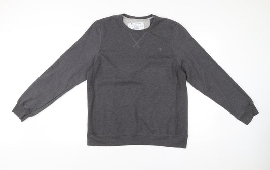 Mens UK Size XL Champion Grey Pullover Sweatshirt