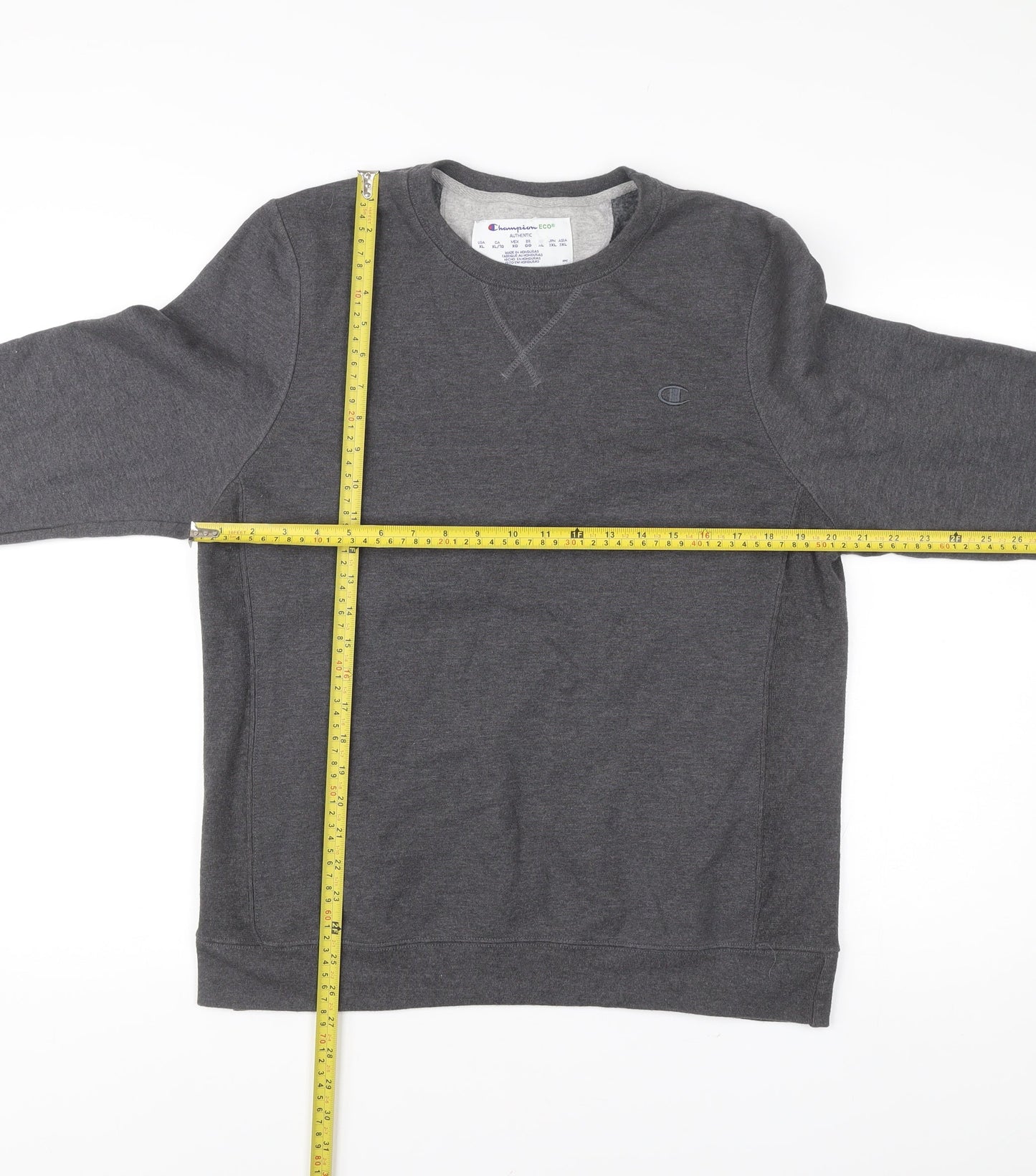 Mens UK Size XL Champion Grey Pullover Sweatshirt