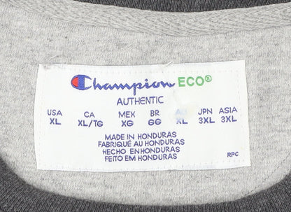 Mens UK Size XL Champion Grey Pullover Sweatshirt