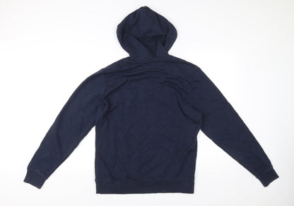 Mens UK Size M Champion Blue Pullover Hoodie