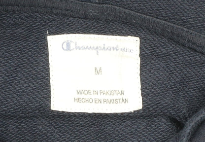 Mens UK Size M Champion Blue Pullover Hoodie