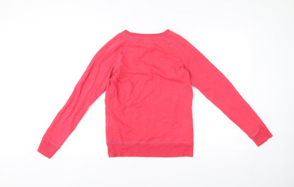 Decathlon Women’s Pink Pullover Sweatshirt Size S Cotton Blend