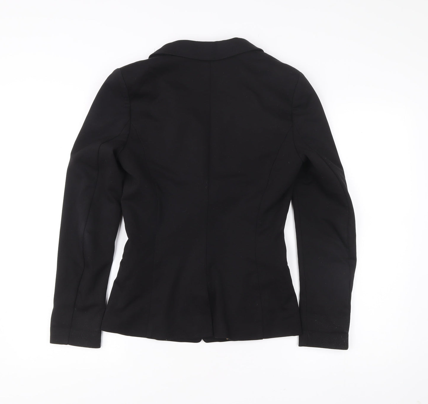 H&M Women’s Black Blazer Size 8 Regular Fit One Button Jacket