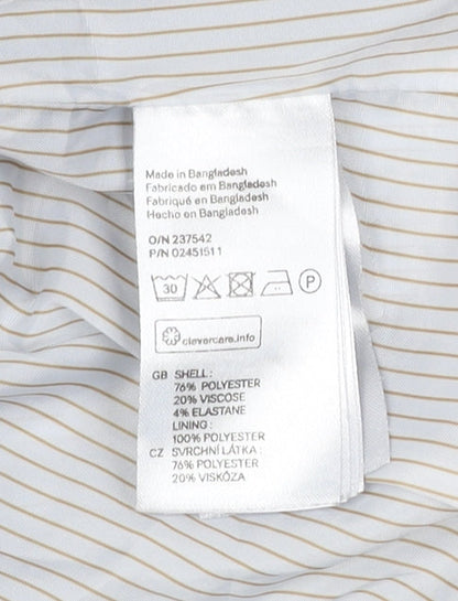 H&M Women’s Black Blazer Size 8 Regular Fit One Button Jacket