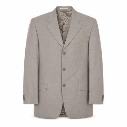 Copperstone Men's Beige Blazer Jacket 42L Notch Lapel Business Formal
