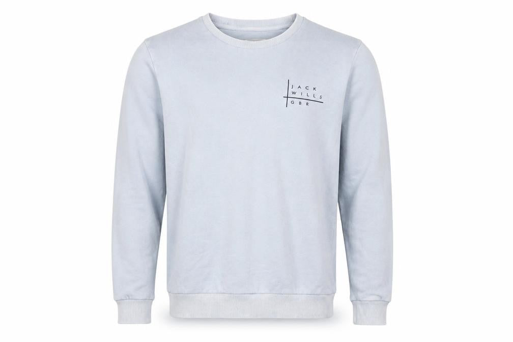 Mens UK Size M Jack Wills Blue Pullover Sweatshirt