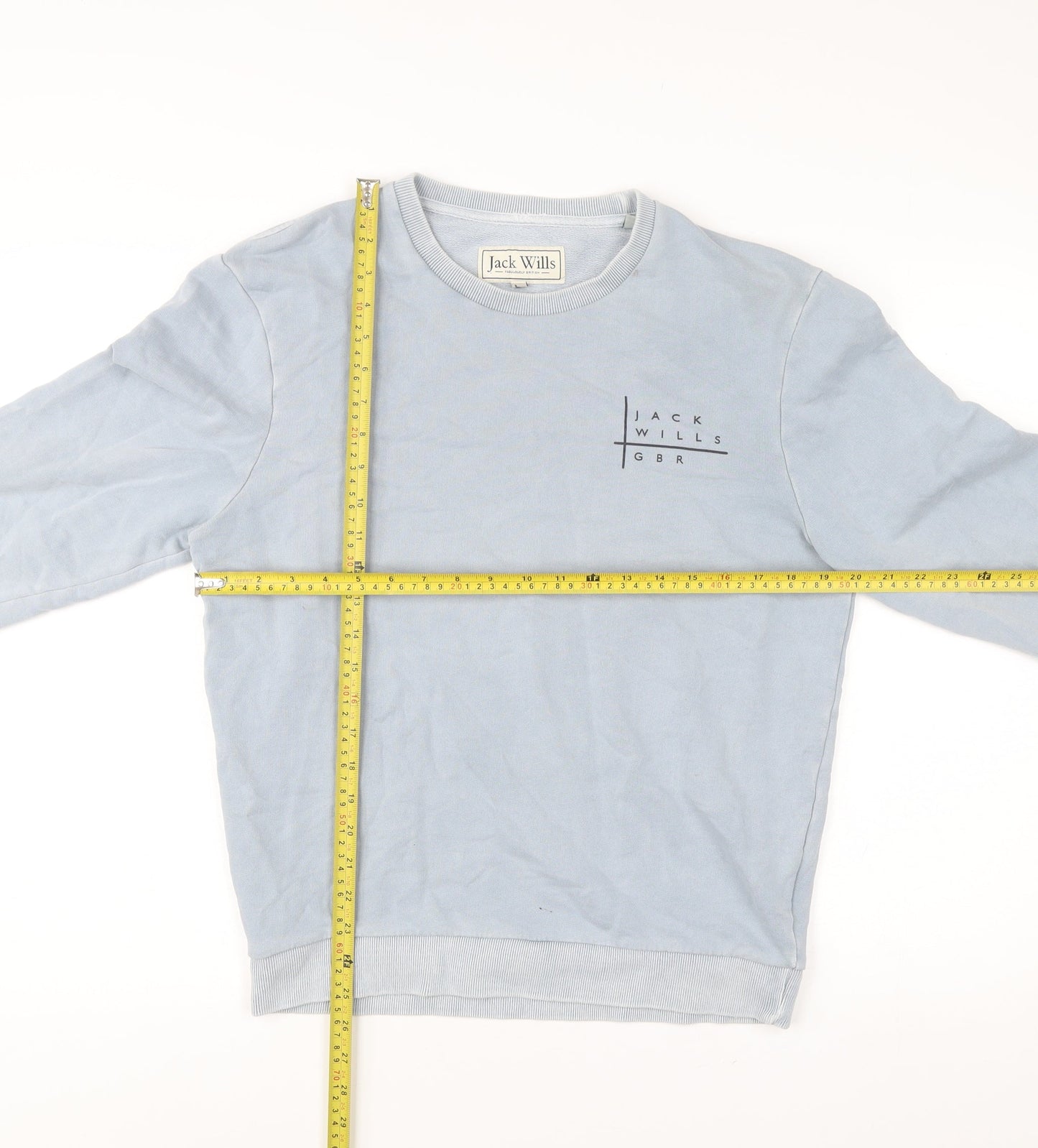 Mens UK Size M Jack Wills Blue Pullover Sweatshirt