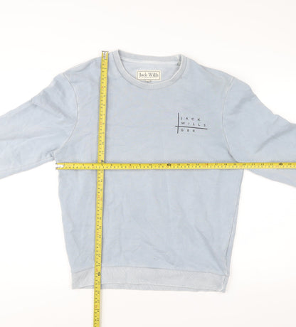 Mens UK Size M Jack Wills Blue Pullover Sweatshirt