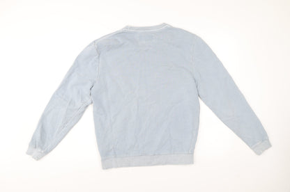 Mens UK Size M Jack Wills Blue Pullover Sweatshirt