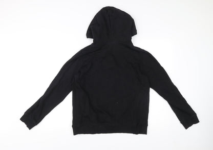 Vans Men’s Black Pullover Hoodie Size M Logo Graphic Cotton