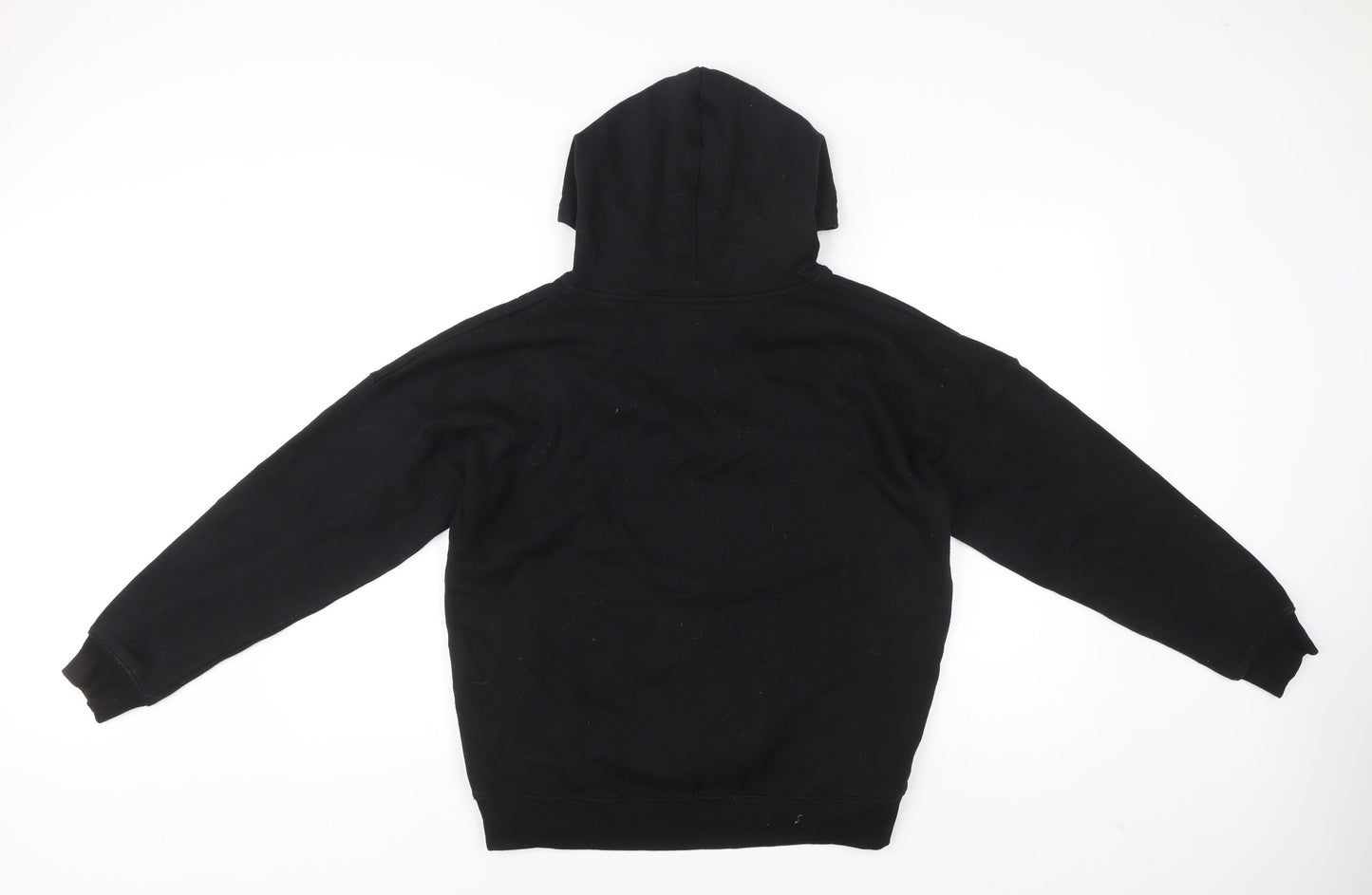 New Look Women’s Black Pullover Hoodie Medium J'adore Moi Print