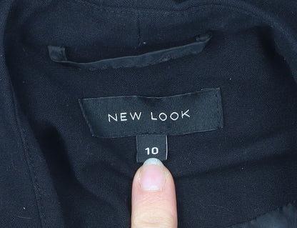New Look Women's Black Blazer Jacket Size 10 Workwear Business