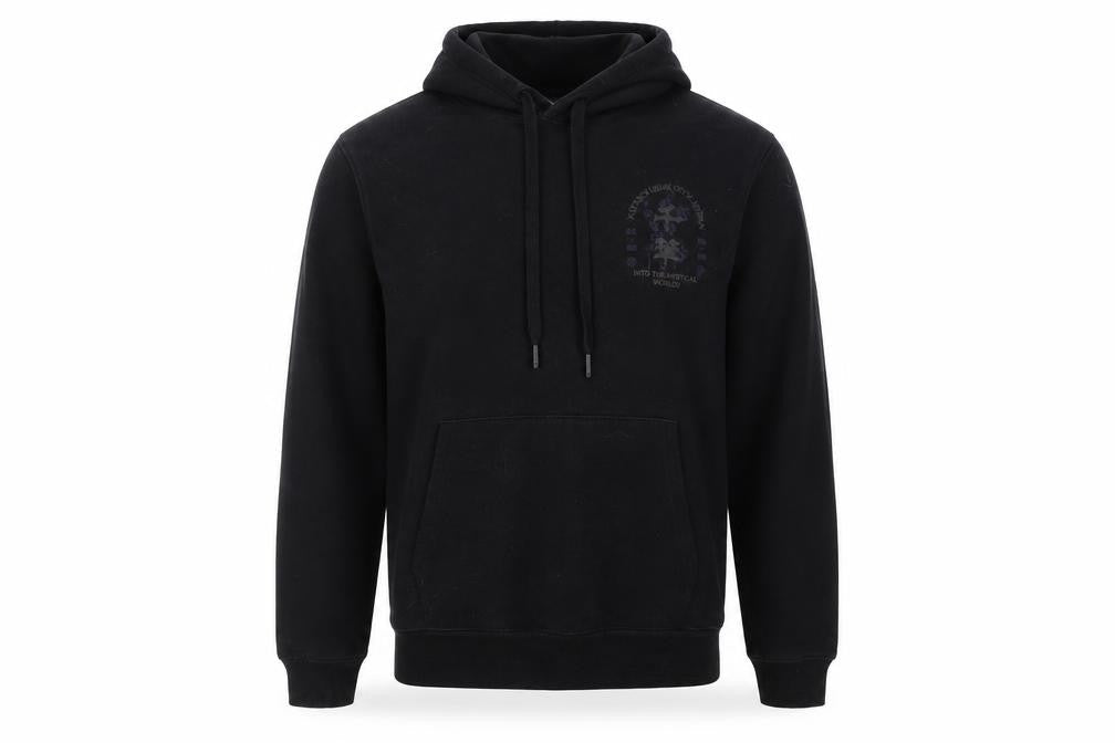 Mens UK Size S River Island Black Pullover Hoodie