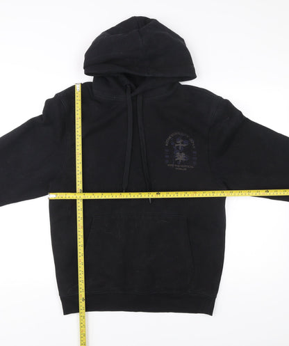 Mens UK Size S River Island Black Pullover Hoodie