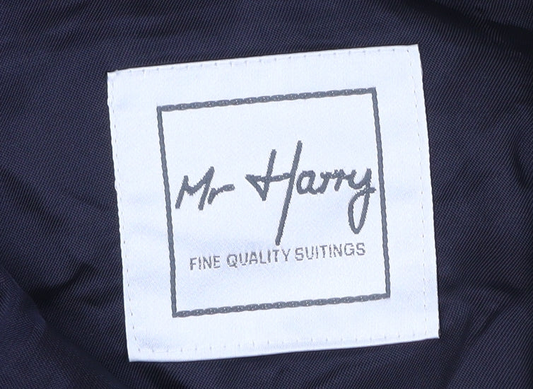 Mr Harry Men's Brown Checked Wool Blend Blazer Jacket 42R