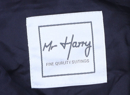 Mr Harry Men's Brown Checked Wool Blend Blazer Jacket 42R