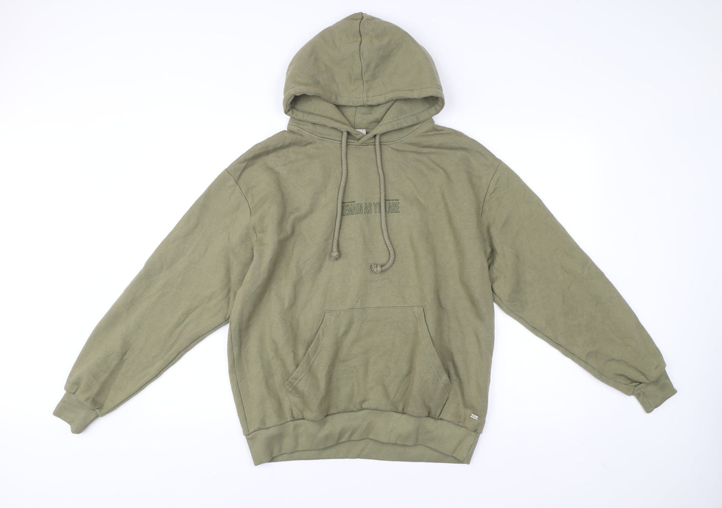 Teens UK Size XS Pull&Bear Green Pullover Hoodie