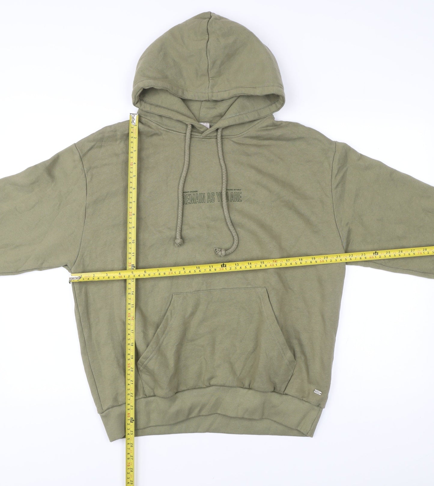 Teens UK Size XS Pull&Bear Green Pullover Hoodie