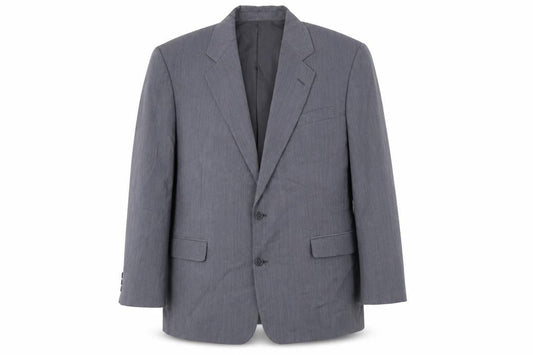 Greenwoods Classic Men's Grey 46R Wool Blend Blazer Jacket