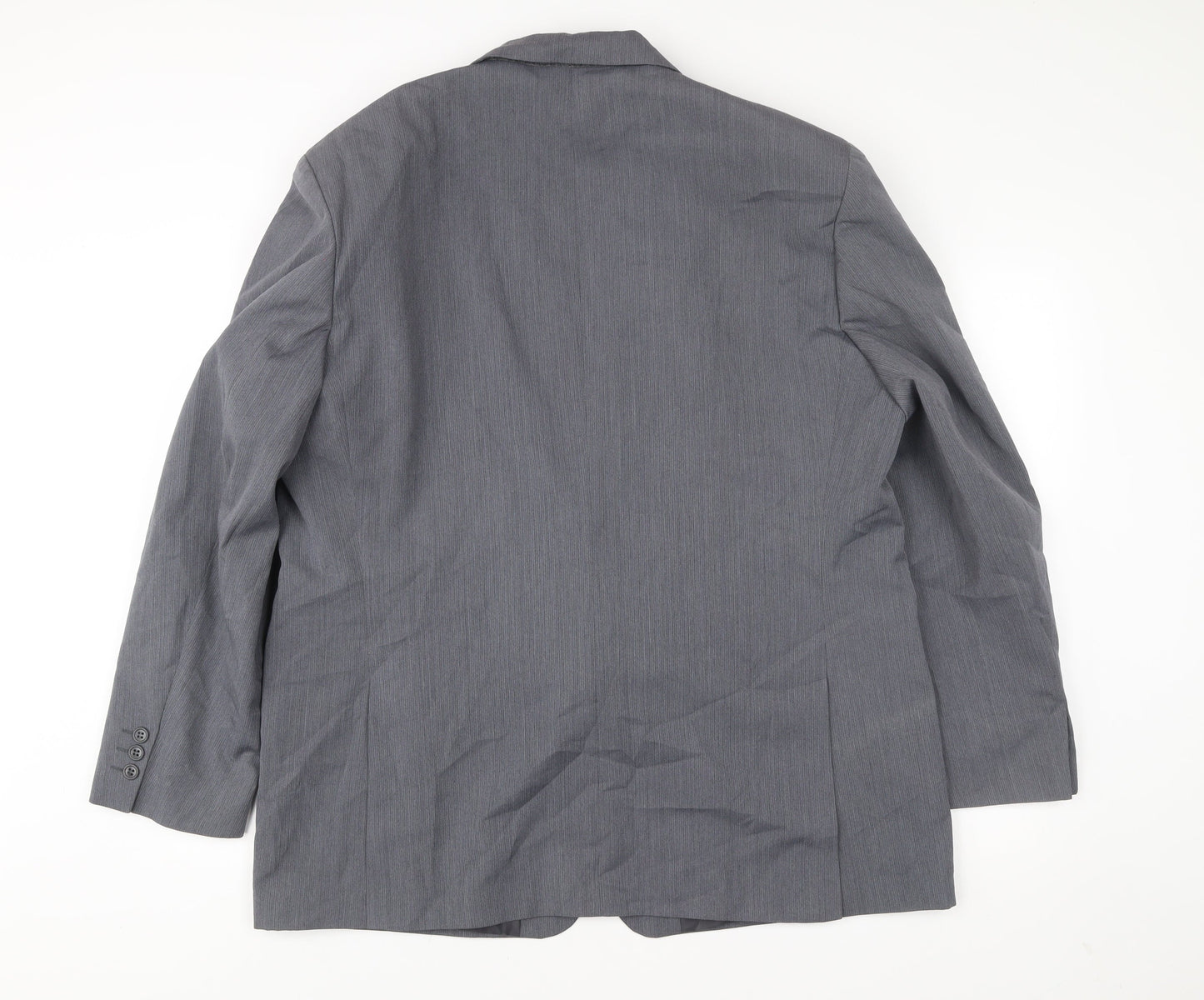 Greenwoods Classic Men's Grey 46R Wool Blend Blazer Jacket