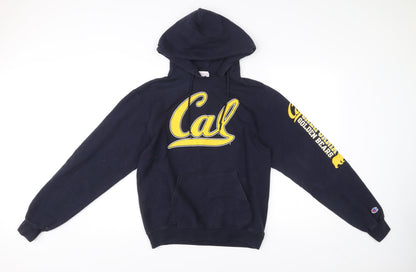 Mens UK Size S Champion Blue Pullover Hoodie