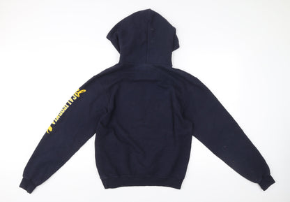 Mens UK Size S Champion Blue Pullover Hoodie