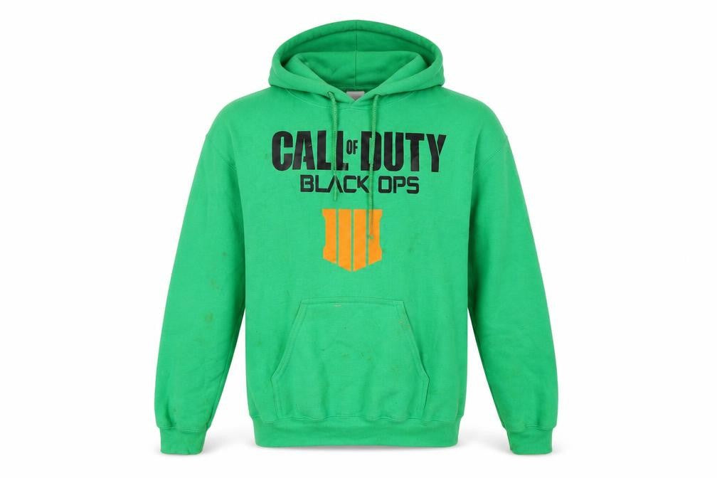 Mens UK Size S Gildan Green Pullover Hoodie