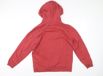 Mens UK Size M Levi's Red Pullover Hoodie