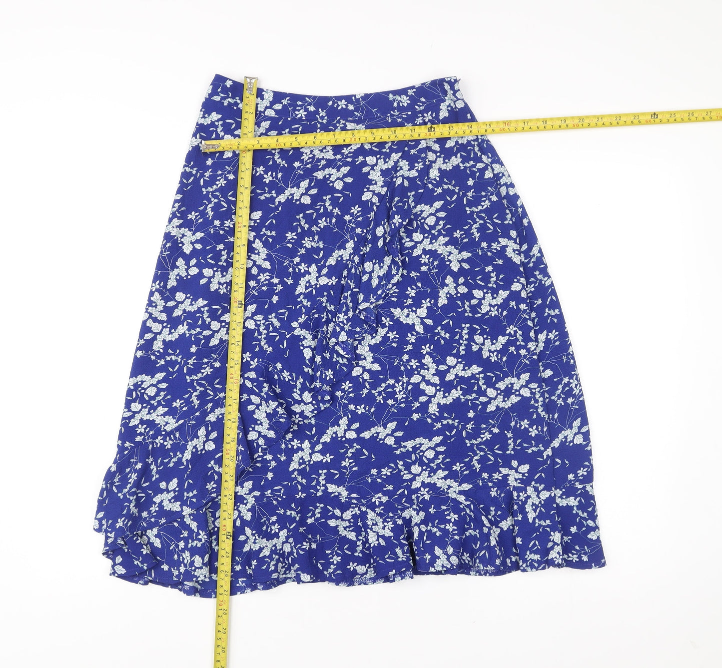 Womens UK Size 10 Roman A-Line Jersey Skirt