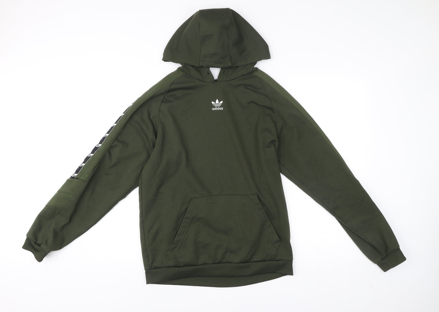 Mens UK Size S adidas Green Pullover Hoodie