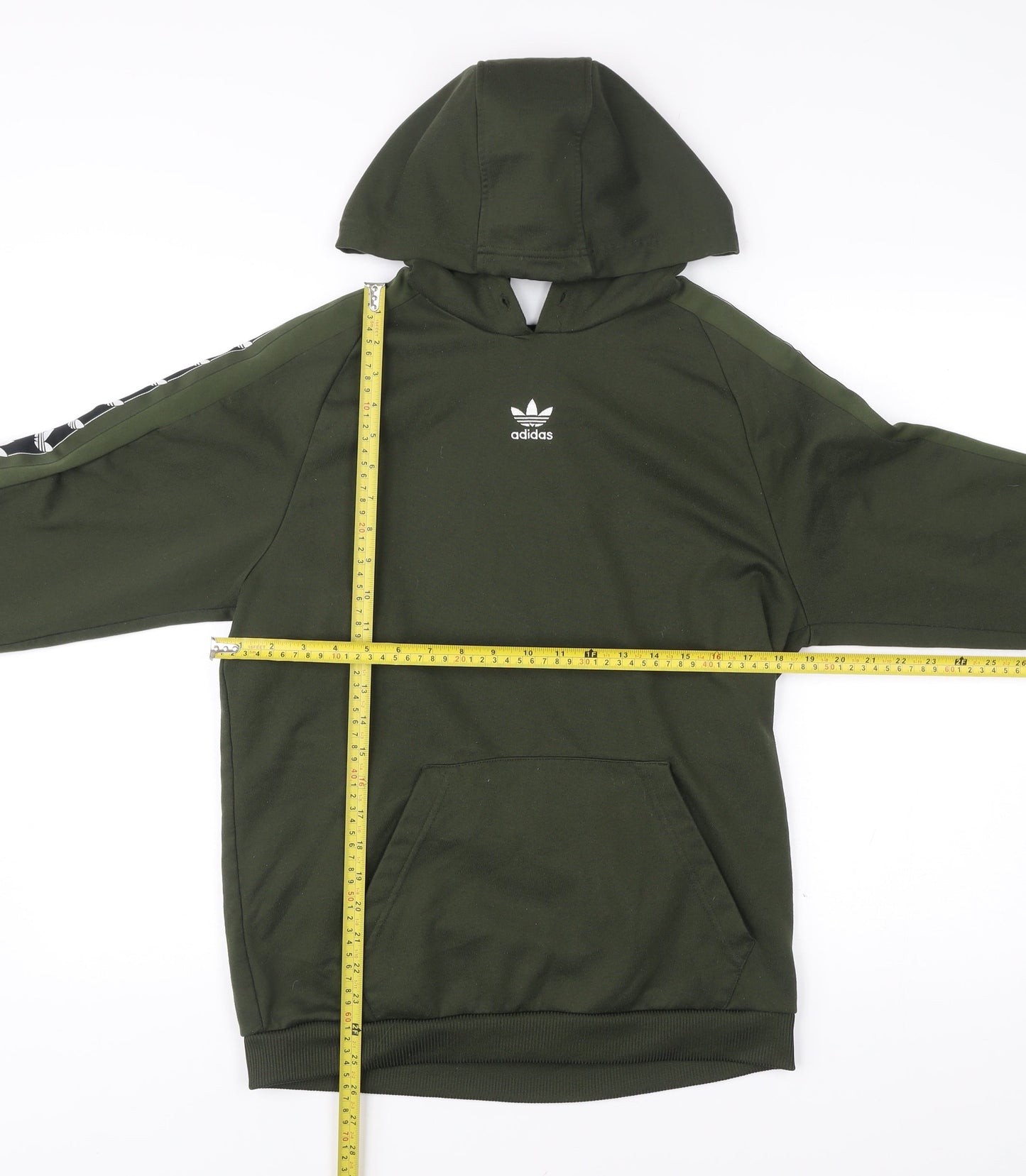 Mens UK Size S adidas Green Pullover Hoodie