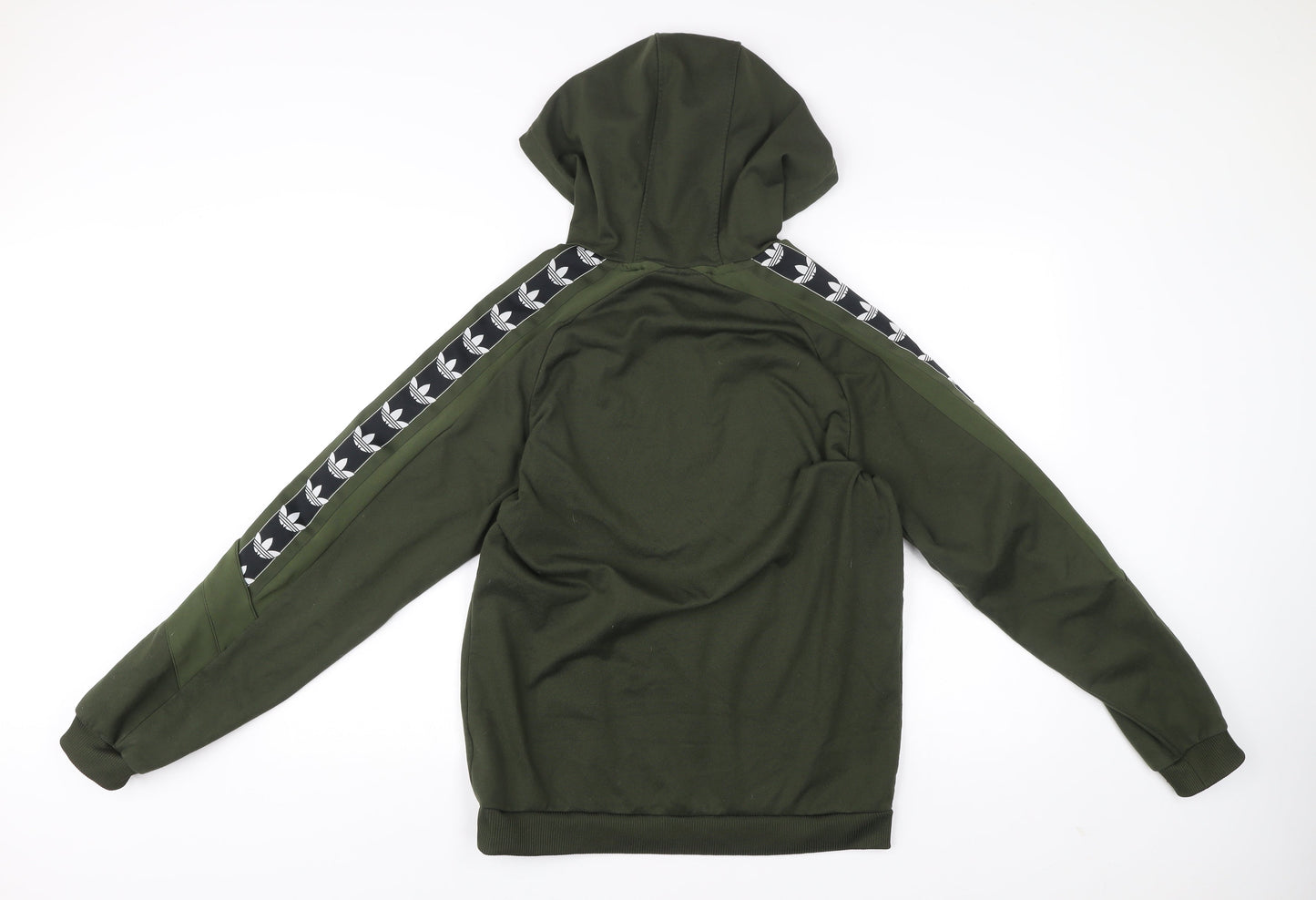 Mens UK Size S adidas Green Pullover Hoodie
