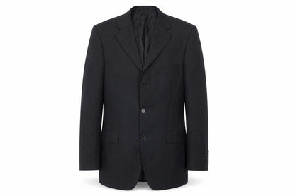 A2Bay Limited Edition Men’s Black Pinstripe Wool Blazer Jacket Size 42