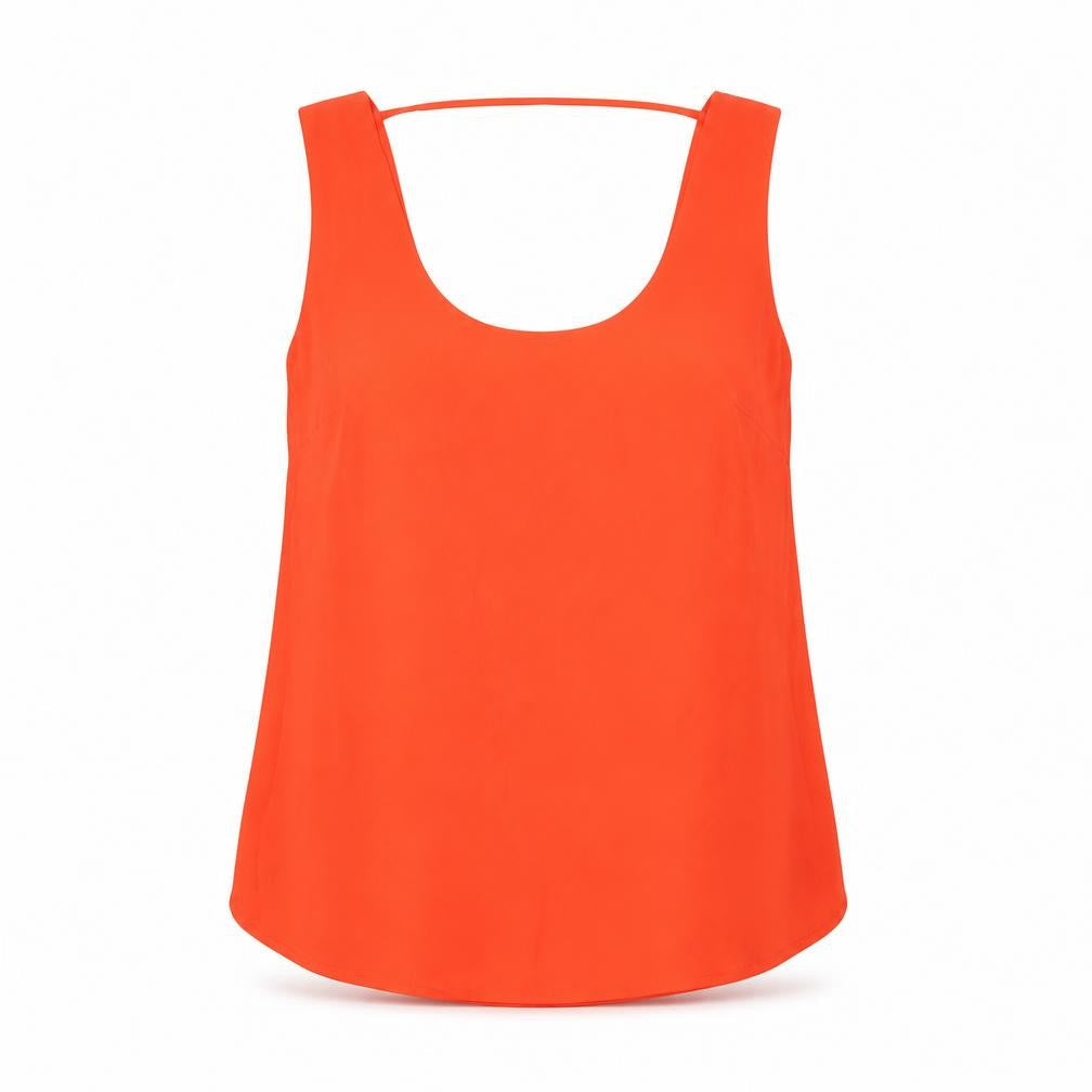 Womens UK Size 16 Oasis Orange Camisole Tank