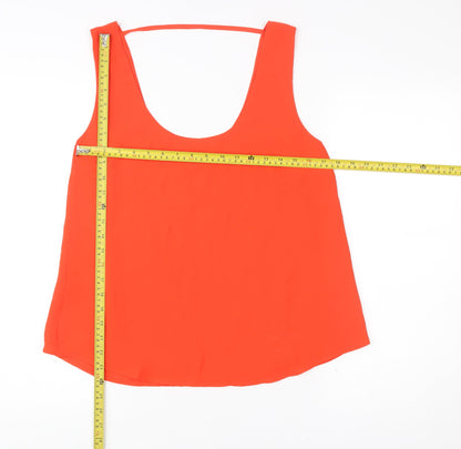 Womens UK Size 16 Oasis Orange Camisole Tank