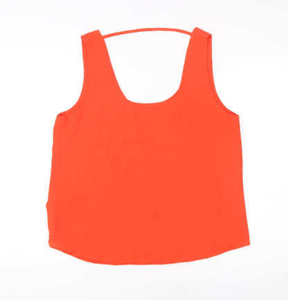 Womens UK Size 16 Oasis Orange Camisole Tank
