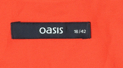Womens UK Size 16 Oasis Orange Camisole Tank